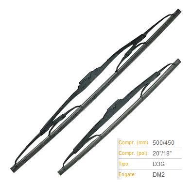Par Palheta  Dianteira 20"/18" - Hilux RAV4 2.0 16v 1994 a 2000 - Lado Motorista / Passageiro - Conexão G