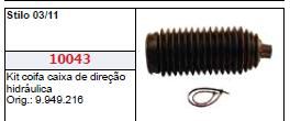 Coifa Caixa Direção Hidráulica - Stilo 1.8 8v/16v - 2.0 24v 2003 a 2011