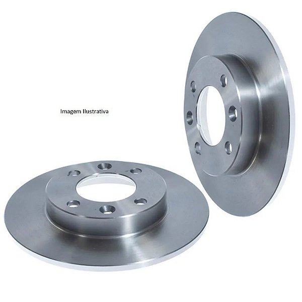 Par Disco  Freio Dianteiro Prisma 1.0/1.4 8v 2013 a 2019