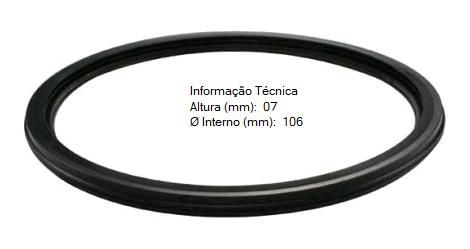 Anel/Junta Flange Tampa Bomba Combustível - Kombi 1.4 8v 2006 a 2014