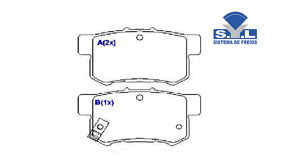 Pastilha Freio Traseiro - Suzuki SX4 2.0 16v 2006 a 2014 - C/Alarme