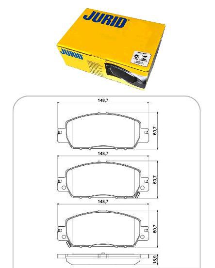 Pastilha Freio Dianteiro - Civic Touring 1.5 16v - Turbo 2018 a 2021