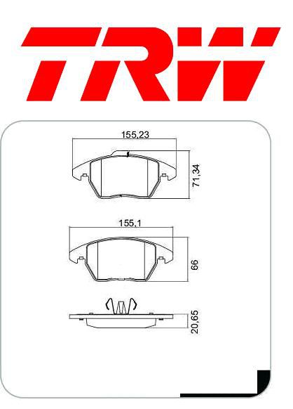 Pastilha Freio Dianteiro - Freelander 3.2 24v V6 2006 a 2015
