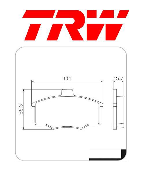 Pastilha Freio Dianteiro - Monza 1.6/1.8/2.0 8v 1982 a 1996