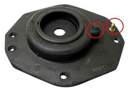 1 Coxim Amortecedor Dianteiro - Berlingo - Superior S/Rolamento