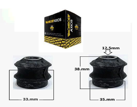 Bucha Quadro Motor Dianteiro - Parati 1.0/1.6/1.8/2.0 - 8v/16v 1996 a 2012 - P/Traseira 12mm