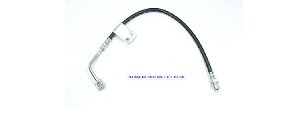 Flexivel Freio Dianteiro LD - Blazer 2.2/2.4/2.5/2.8 1995 a 2012 - Comprimento 455mm