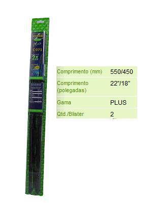 Palheta Dianteira 22"/18" - Palio Weekend 1.4 8v - 1.6/1.8 16v após 2015...