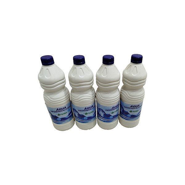 Kit 4 Agua Desmineralizada Radiadores e Bateria