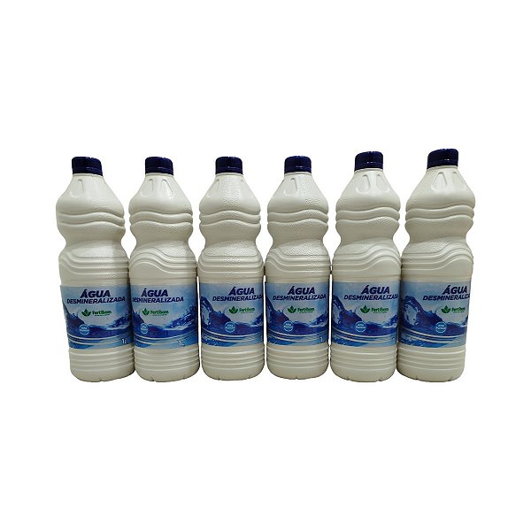 Kit 6 Agua Desmineralizada Radiadores e Bateria