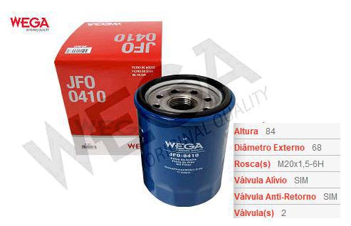 Filtro Óleo Motor - Accord 2.0 16v - Turbo após 2021...