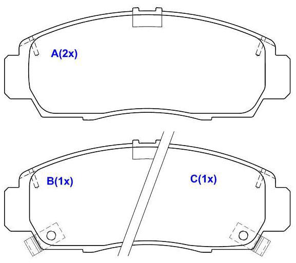 Jogo Pastilha Freio Dianteiro - Odyssey 2.4 1998 a 2010