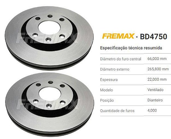 Par Disco Freio Dianteiro - Ventilado - C4 Pallas 2.0 16v 2007 a 2013