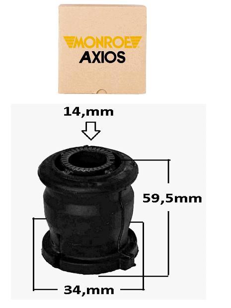 Bucha Bandeja Dianteira P/Dianteira - Corolla Fielder 1.8/2.0 16v 2003 a 2008