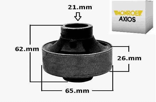 Bucha Bandeja Dianteira P/Traseira - Yaris 1.3/1.5 16v após 2018...