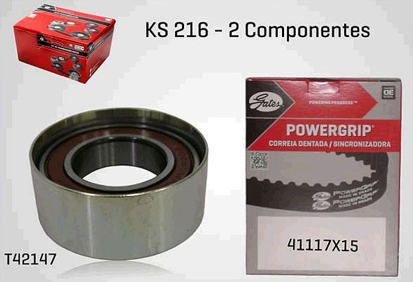 Kit Correia Dentada - Elba 1.0 8v até 1994 - 117 Dentes / 15mm
