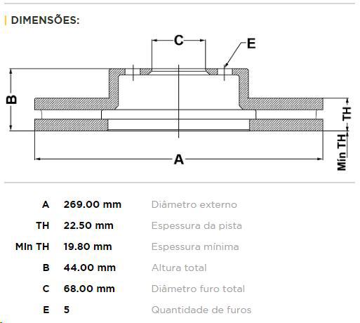 Par Disco Freio Dianteiro - Captur 1.6 16v após 2017...
