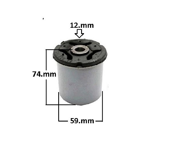 Bucha Eixo Suspensão Traseira - Vectra 2.0 8v 1994 a 02/1996