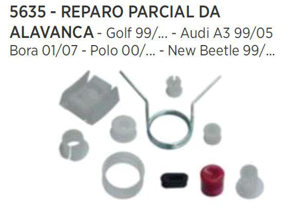 Kit Parcial da Alavanca Câmbio - Bora 2001 a 2007