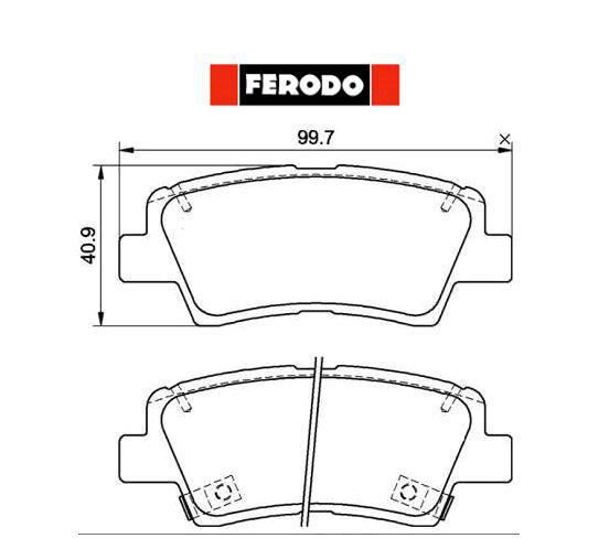 Jogo Pastilha Freio Traseiro - Sportage 2.0 16v 2016 a 2021