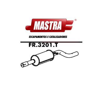Escapamento Traseiro - Escort 1.6 8v - CHT 1983 a 1994
