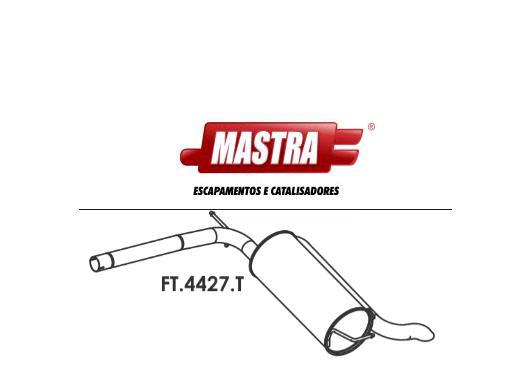 Escapamento Traseiro - Strada 1.6 16v 2011 a 2019