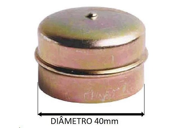Calota Graxa Roda Traseira - Chevette 1.4/1.6 8v 1973 a 1993