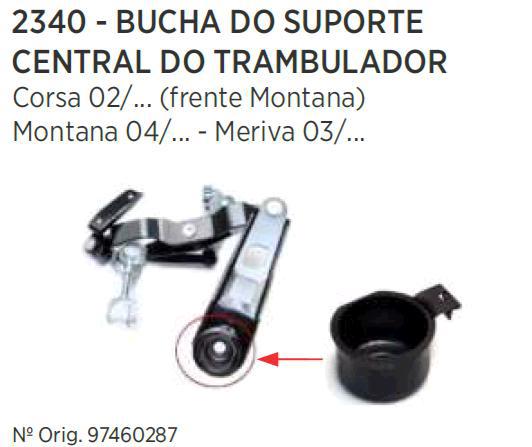 Bucha do Suporte Central do Trambulador - Montana após 2004...