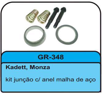 Kit Anel/Gaxeta Escapamento - C/Mola + Parafuso - Uno