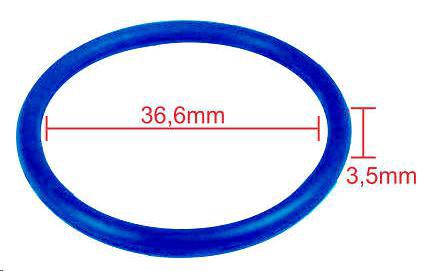 Anel Vedação Suporte Bobina Ignição - Doblo 1.0/1.3 8v/16v Fire - 1.4 8v - 1.8 16v após 2001... - Retentor 36,09 x 3,53