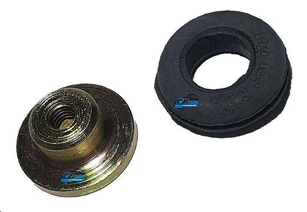 Kit Porca do Parafuso Proteção - Santana 1.6/1.8/2.0 8v 1985 a 2006 - Tampa Correia Dentada