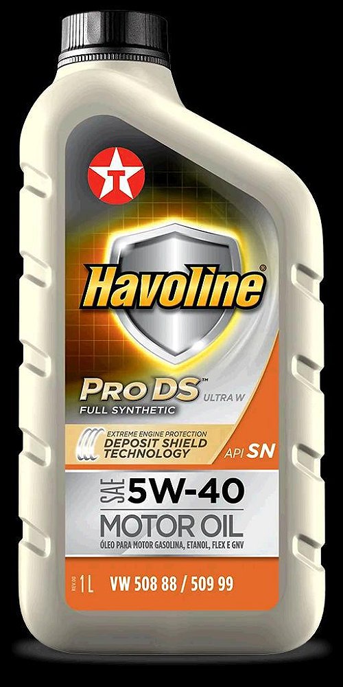 Litro Óleo Motor - Havoline 5w40 - 508-509 MB/229.52 - 226.5 - Linha BMW e Mercedes