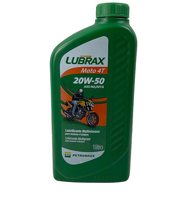 Litro Óleo Motor - Lubrax 4 Tempo Moto 20w50 - Mineral