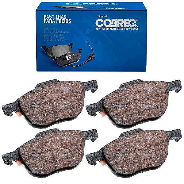 Jogo Pastilha Freio Dianteiro - Volvo V50 2.4/2.5 20v 2008 a 2010