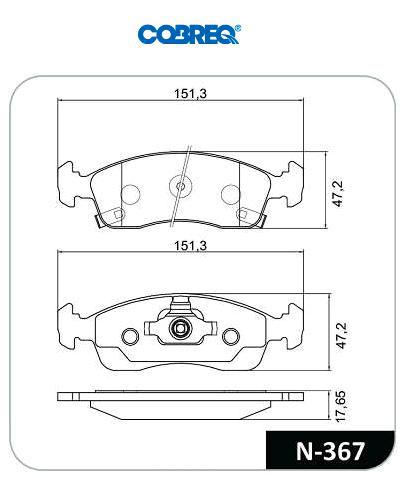 Jogo Pastilha Freio Dianteiro - Prisma 1.0/1.4 8v - LT / LTZ 2013 a 2019
