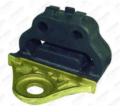 Coxim Escapamento Traseiro - Stilo 1.8 8v/16v - 2.4 16v 2002 a 2010