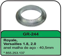 Anel Gaxeta Escapamento - Parati G1 1.6 8v CHT/AP - 1.8 8v 1991 a 1996