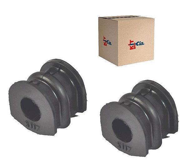 Par Bucha Barra Estabilizadora Dianteira 20mm - March 1.6 16v 2010 a 2020