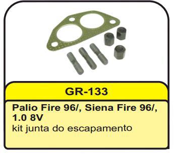 Junta Saida Escapamento - Uno Mille 1.0 8v - Fire 2002 a 2005