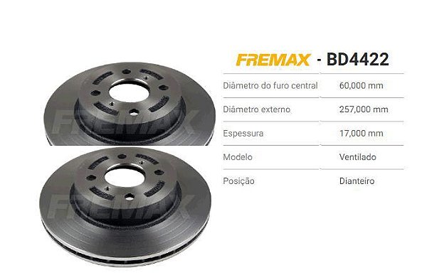 Disco Freio Dianteiro - Chery S18 1.3 16v 2010 a 2012*