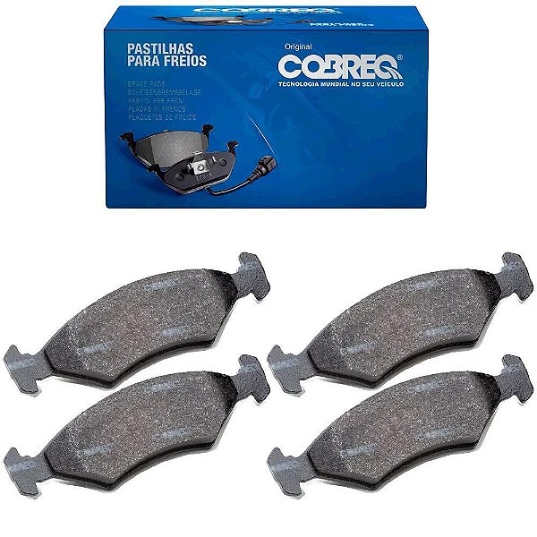 Jogo Pastilha Freio Dianteiro - Courier 1.6 8v 1999 a 2006*