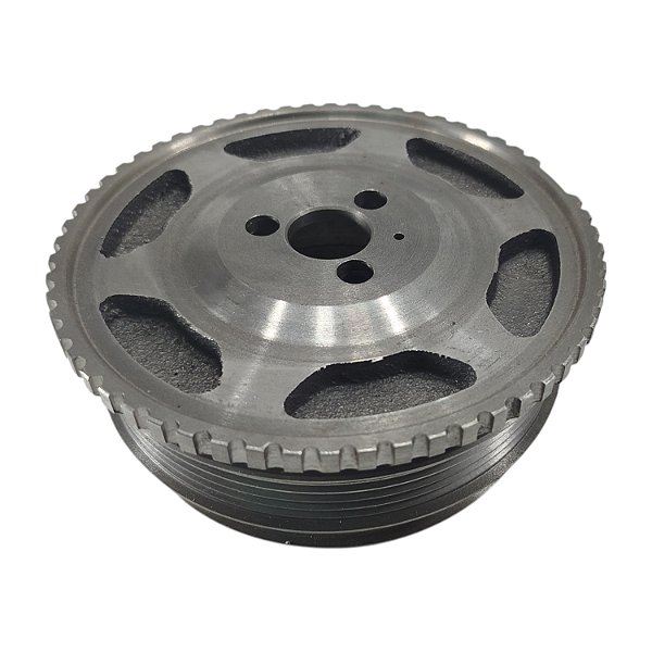Polia Virabrequim Motor - Uno 1.0 8v Fire 2002 a 2004- Com Ar Condicionado e Direção Hidraulica*