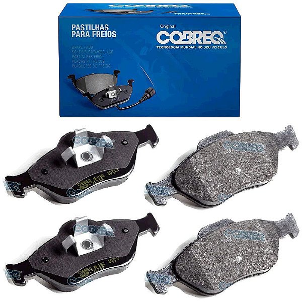 Jogo Pastilha Freio Dianteiro - Fiesta 1.6 8v 2009 a 2014