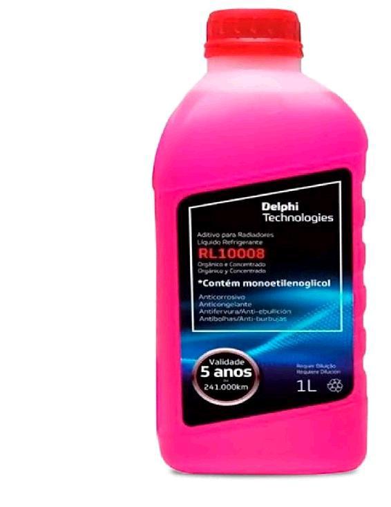 Litro Aditivo Radiador - Orgânico Rosa - Concentrado