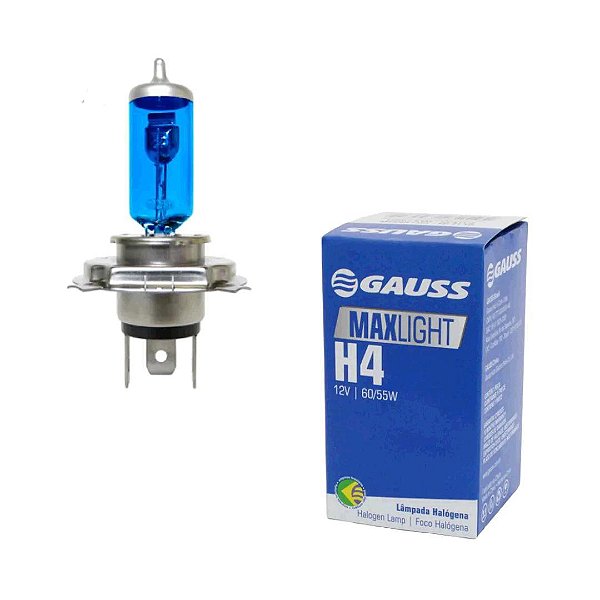 Lampada Farol Biodo - H4 60 x 55W - 3 Pernas Azul