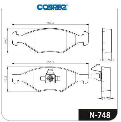Jogo Pastilha Freio Dianteiro - Mobi 1.0 8v Fire 2016 a 2021