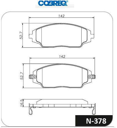 Jogo Pastilha Freio Dianteiro - Cobalt 1.4 8v 2012 a 2016
