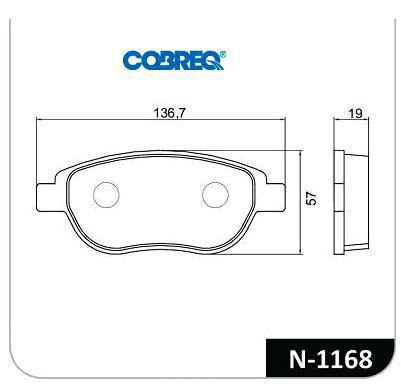 Jogo Pastilha Freio Dianteiro - 307 1.6/2.0 16v 2001 a 2011