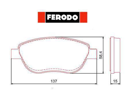 Jogo Pastilha Freio Dianteiro - 207  1.6 16v 2008 a 2014