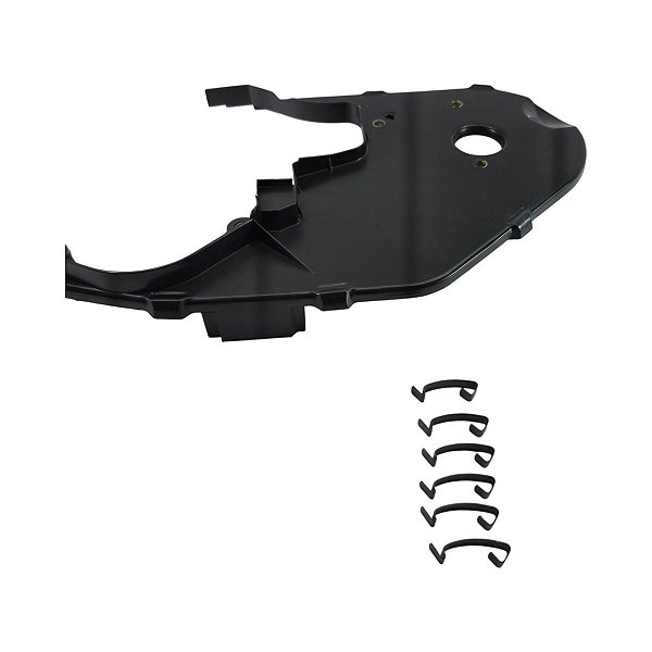 Capa Correia Dentada Inferior - Crossfox 1.6 8v 2005 a 2017 - Com Trava